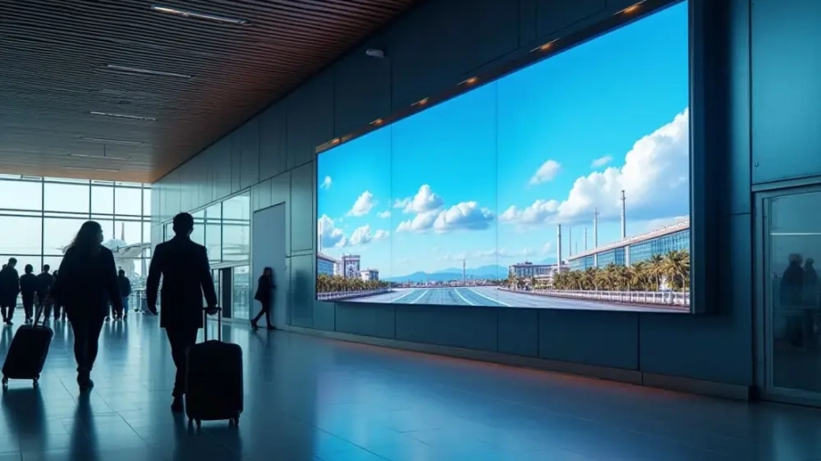 Why airport advertising showcasing brand message to travellers